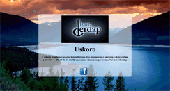 Desktop Screenshot of hoteldjerdap.com